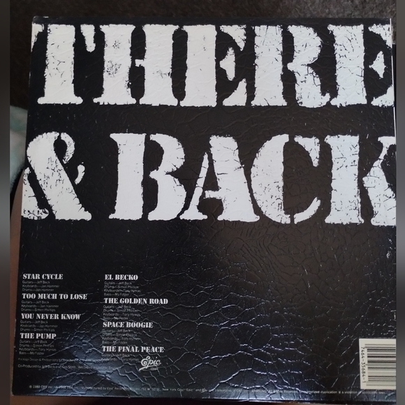 Jeff Beck "There & Back" Vintage Vinyl Record - Picture 2 of 4